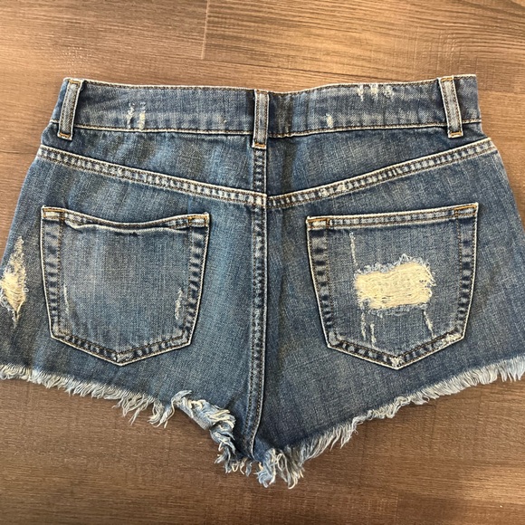 Topshop Rhinestone Shorts - Picture 2 of 6